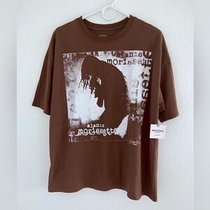 Arizona Jean Company Brown Graphic Short Sleeve Tee